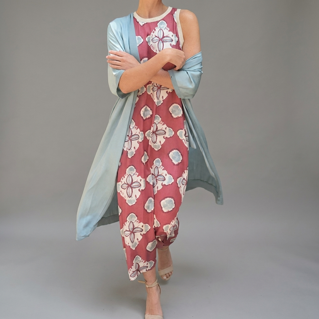 Dames Jurk met Cape en Elegantie