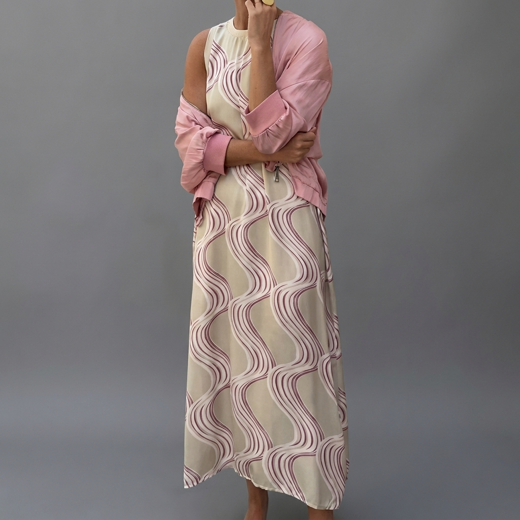 Dames Jurk met Cape en Elegantie