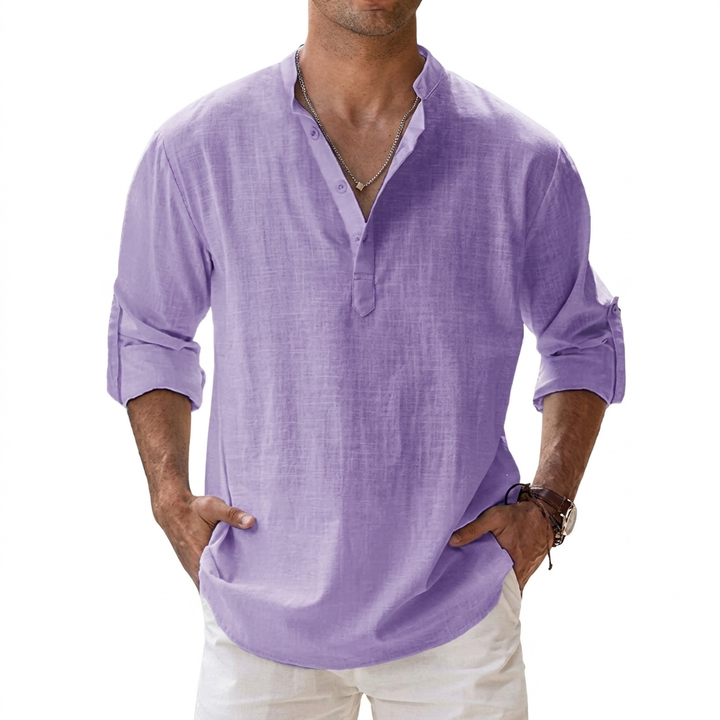 Modieus ruimvallend casual sportshirt