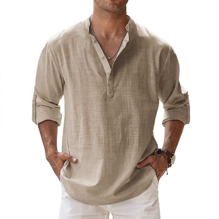 Modieus ruimvallend casual sportshirt