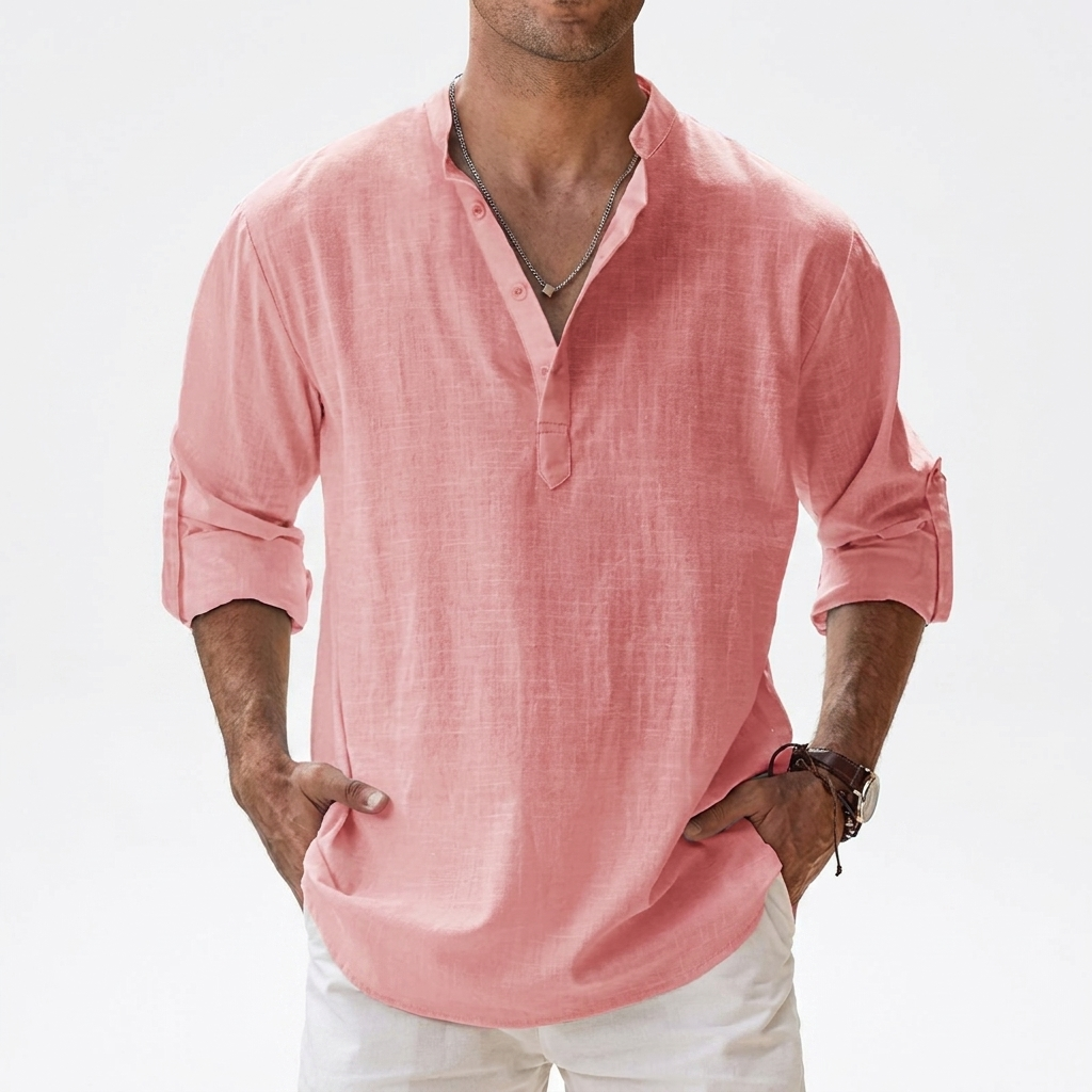 Modieus ruimvallend casual sportshirt
