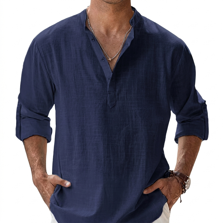 Modieus ruimvallend casual sportshirt