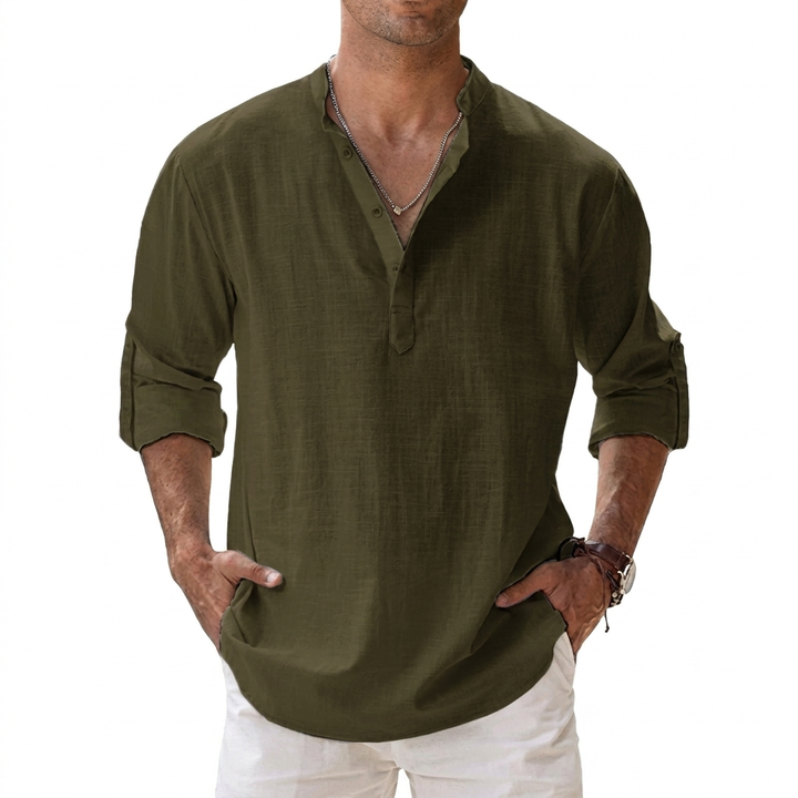 Modieus ruimvallend casual sportshirt