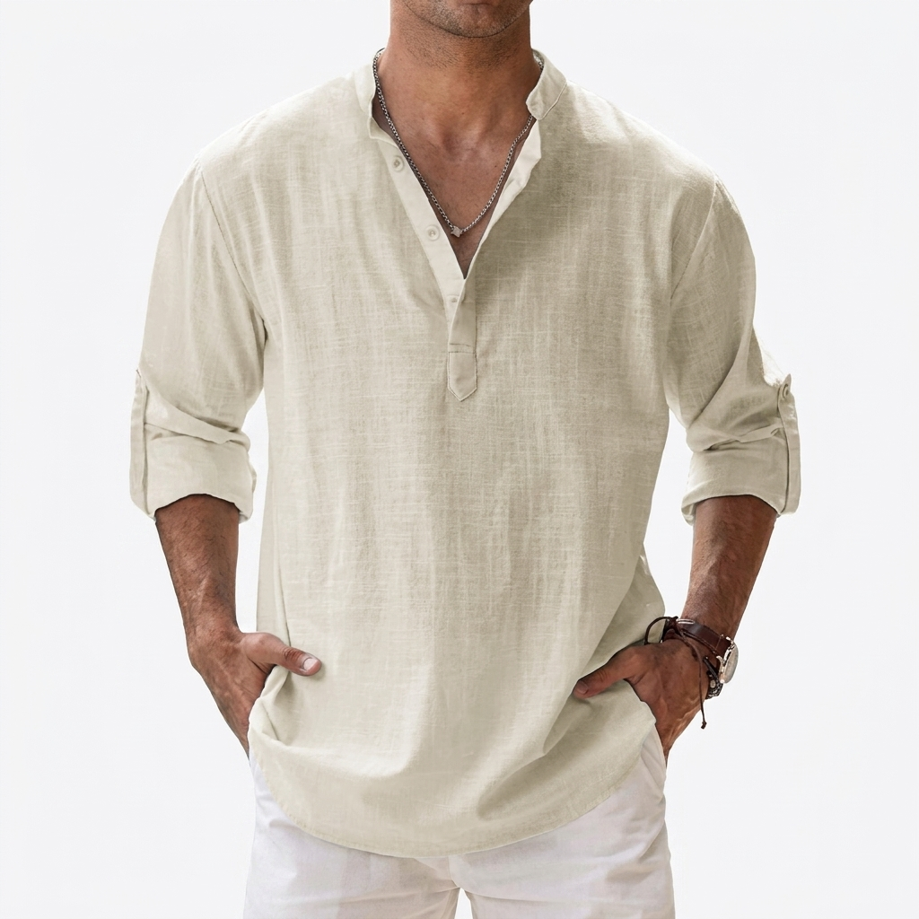 Modieus ruimvallend casual sportshirt