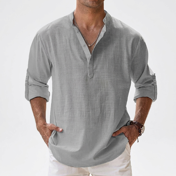 Modieus ruimvallend casual sportshirt