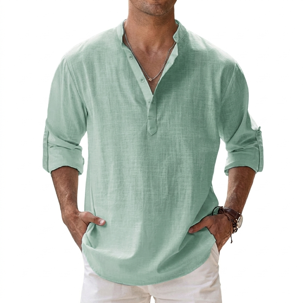 Modieus ruimvallend casual sportshirt