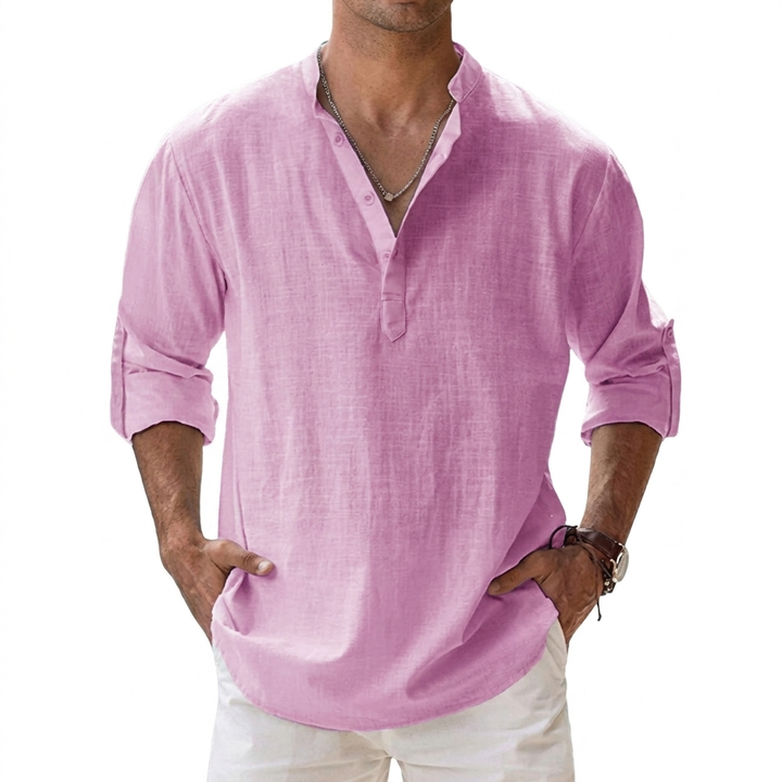 Modieus ruimvallend casual sportshirt