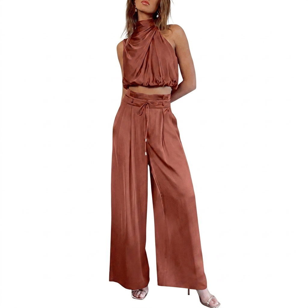 Dames Zomerset met Mouwloze Top en Wijde Broek