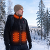 Verwarmde fleecejas met 4 warmtezones en USB