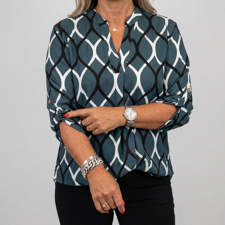 Blouse met Grafische Print