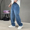 Heren Straight Leg Jeans Katoen - Klassieke Denim Broek
