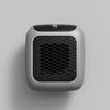Mini wandkachel 800 W voor het stopcontact, stil en compact