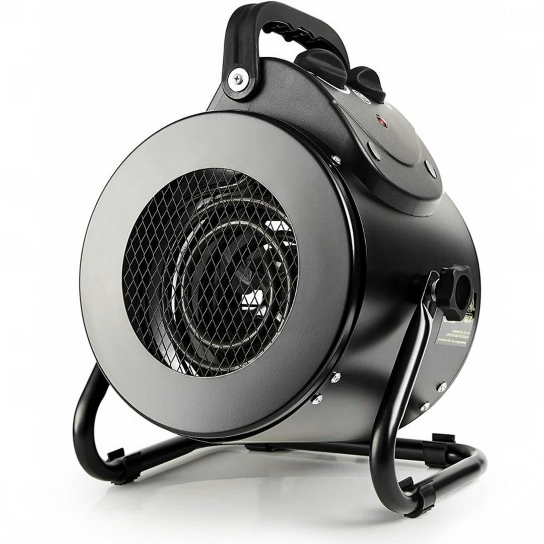 Robuuste ventilatorkachel 1500 W van metaal met IPX4