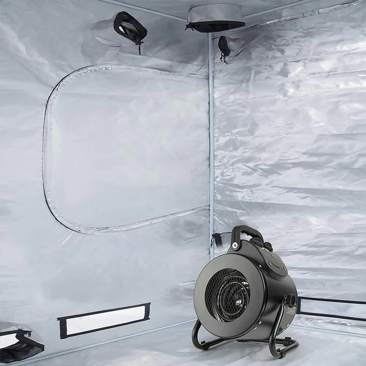 Robuuste ventilatorkachel 1500 W van metaal met IPX4