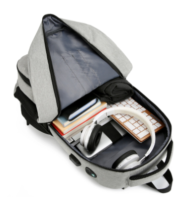 Waterdichte Rugzak voor Laptop en Lunch met USB-poort – Multi-vaks Reistas