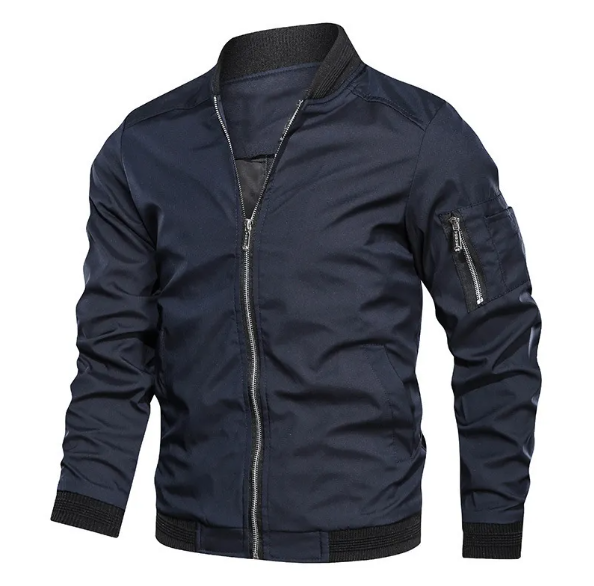 Heren Bomberjack met Ritsdetails – Gevoerd All-Season Jack