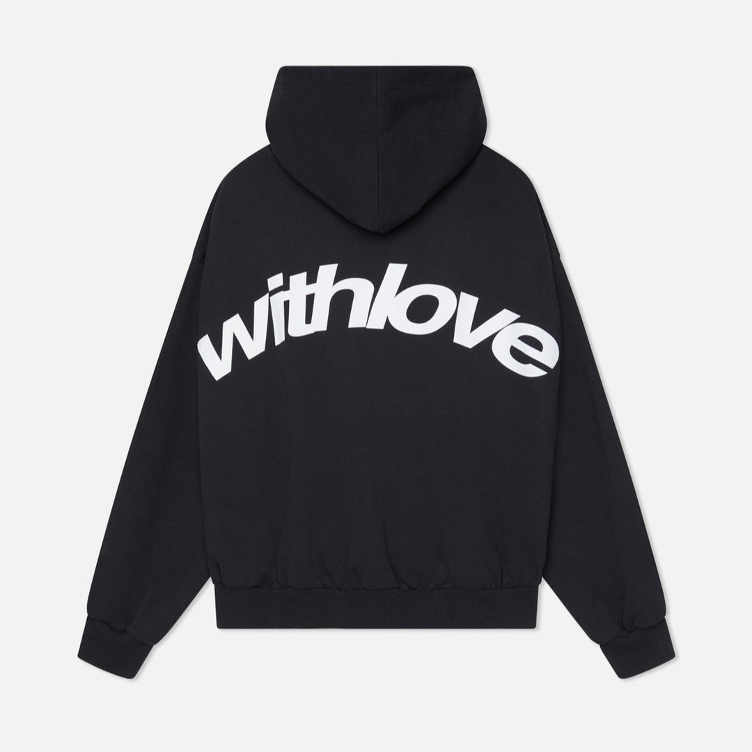 Hoodie met Gotische Print voor Streetwear Liefhebbers