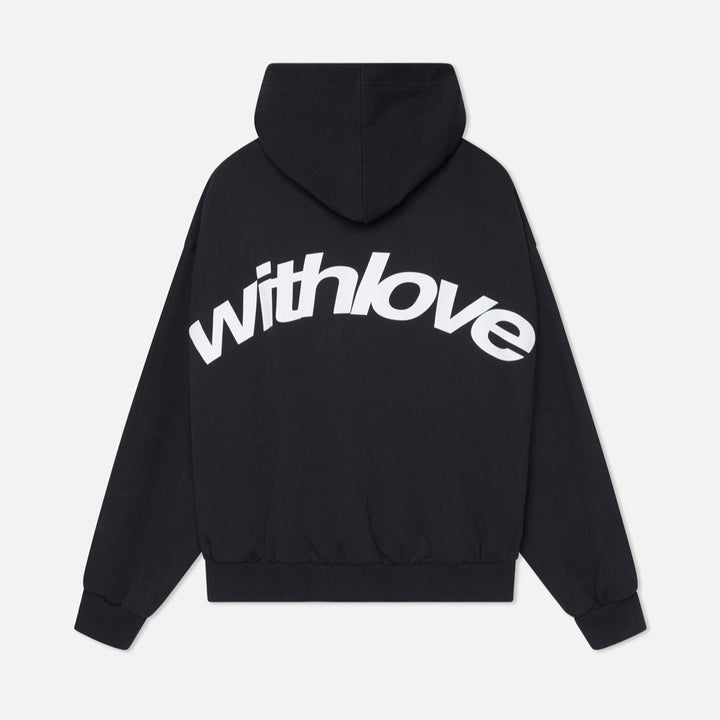 Hoodie met Gotische Print voor Streetwear Liefhebbers