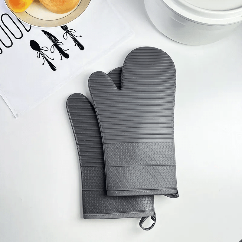 HEATSAFE – Antislip Siliconen Ovenwanten voor Maximale Hittebescherming