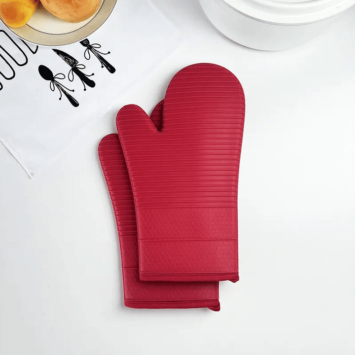 HEATSAFE – Antislip Siliconen Ovenwanten voor Maximale Hittebescherming