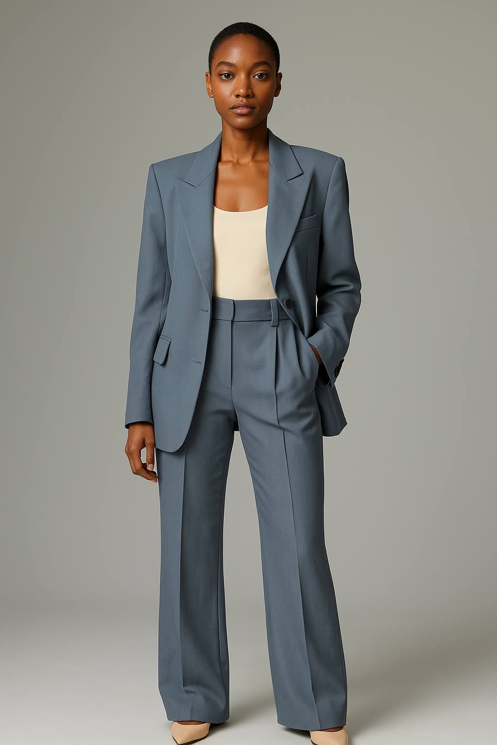 Tweedelig Blazer & Pantalon Set
