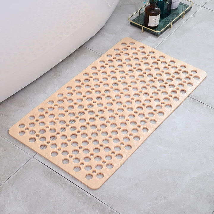 Snel afwaterende antislip douchemat met zuignappen voor stevige grip