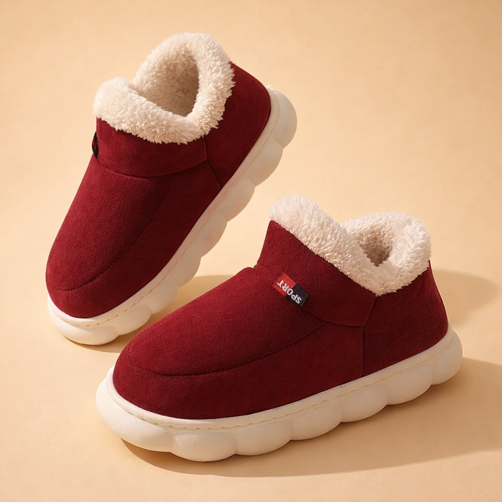 Dames Winterpantoffels met Warme Voering en Antislipzool
