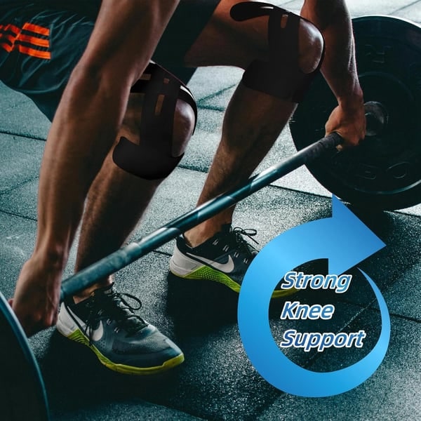 Kinesiotape voor knie- en enkelondersteuning met voorgesneden stroken