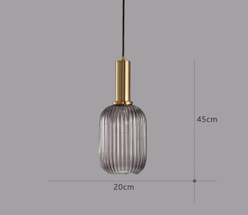 Retro Glazen Hanglamp – ColorVibe