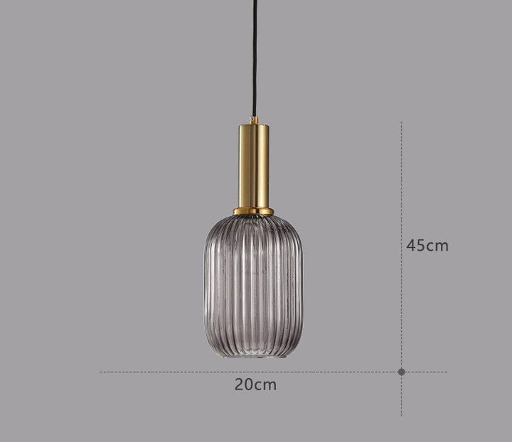 Retro Glazen Hanglamp – ColorVibe