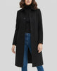 Lange trenchcoat met enkele knoopsluiting en kraag voor dames