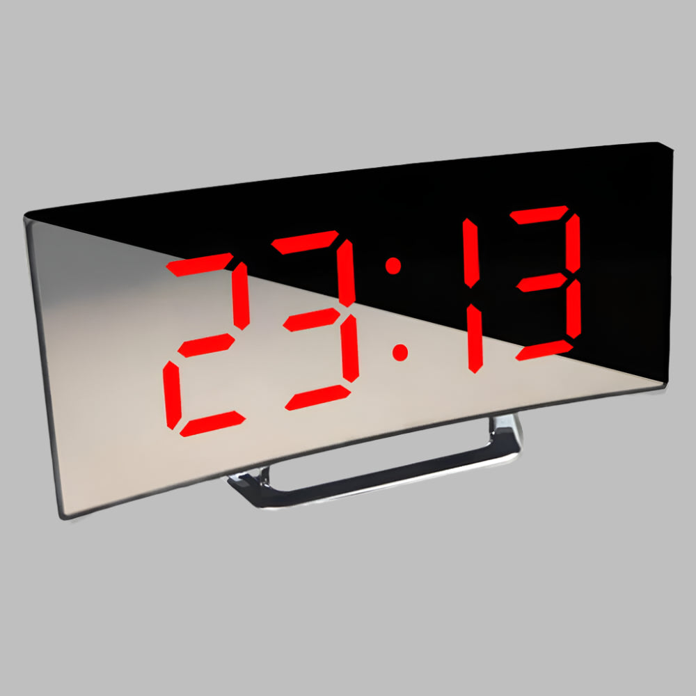 Gebogen LED-wekkerradio