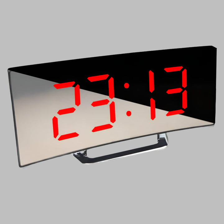 Gebogen LED-wekkerradio