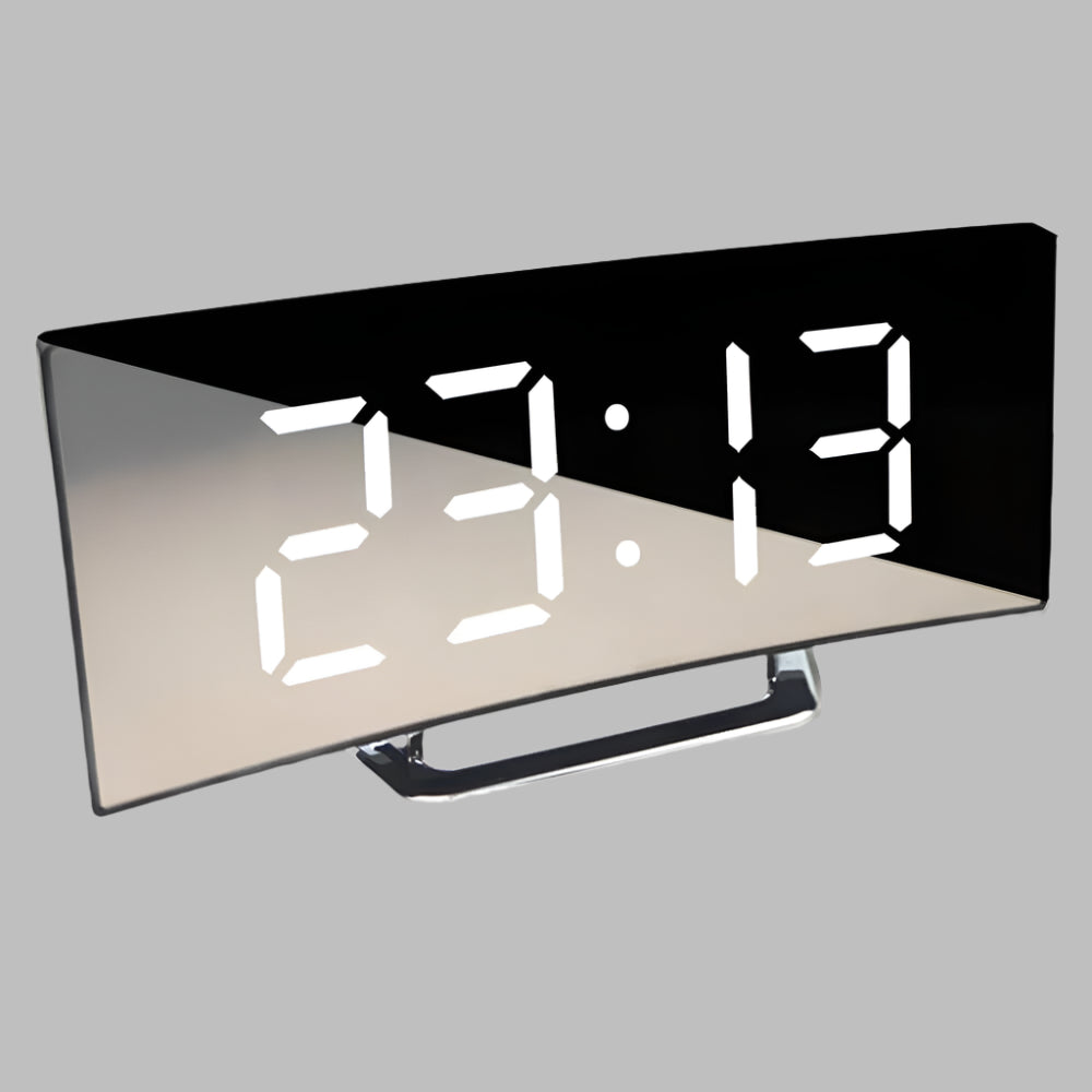Gebogen LED-wekkerradio