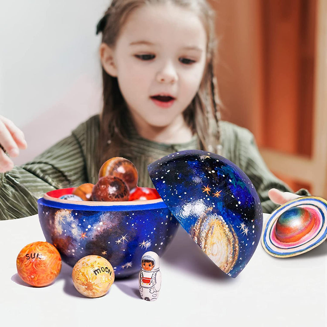 Galaxy Quest Houten Planetenset – Educatief Avontuur voor Kinderen