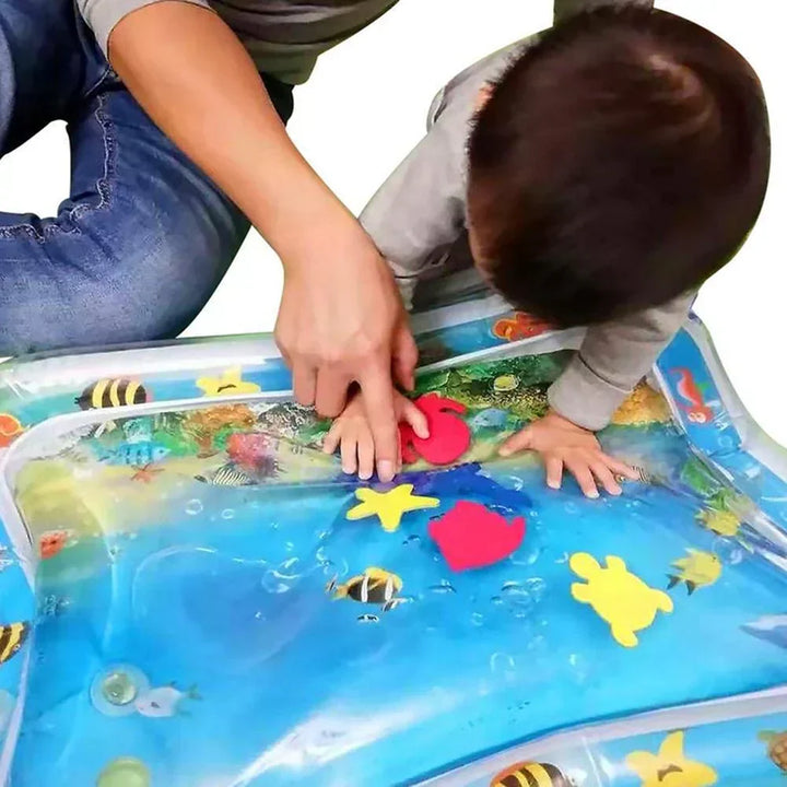 AquaDream Waterspeelmat | Zacht Opblaasbaar Speelkleed voor Baby's en Kinderen
