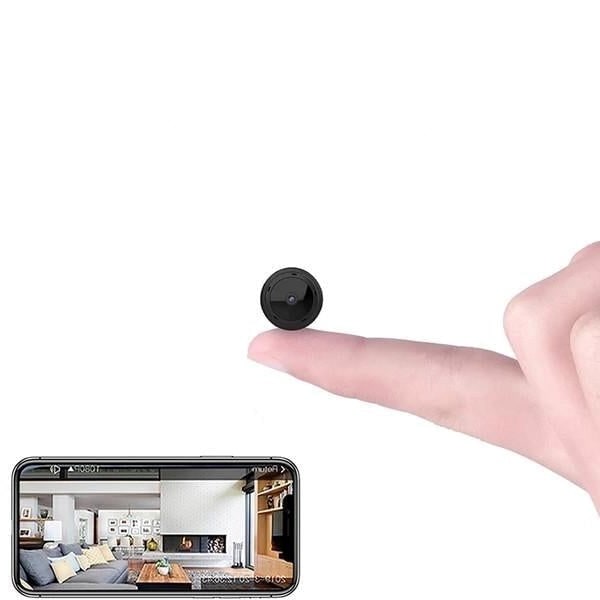 Mini Beveiligingscamera Draadloos WIFI met 720p HD Groothoek en Nachtzicht