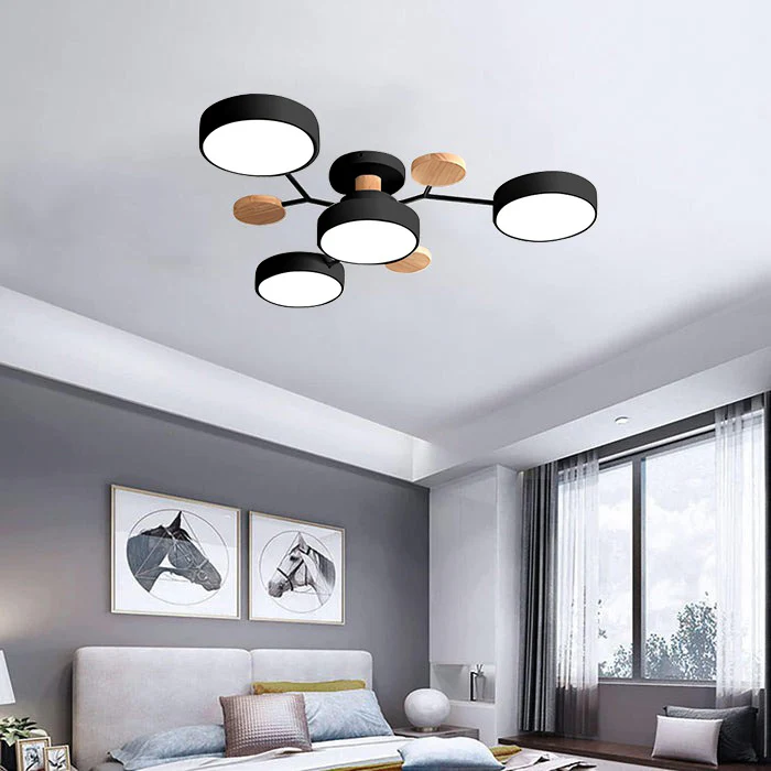 Moderne LED-kroonluchter voor de woonkamer