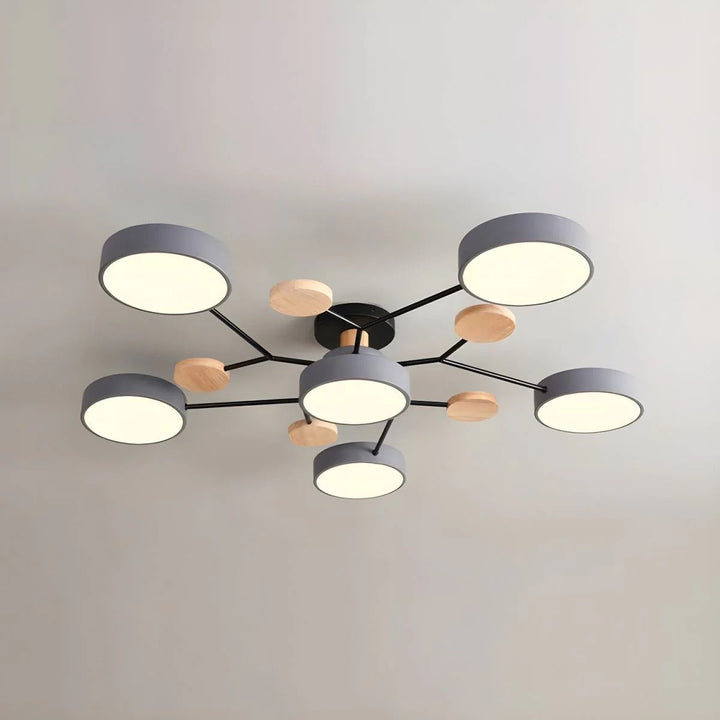 Moderne LED-kroonluchter voor de woonkamer