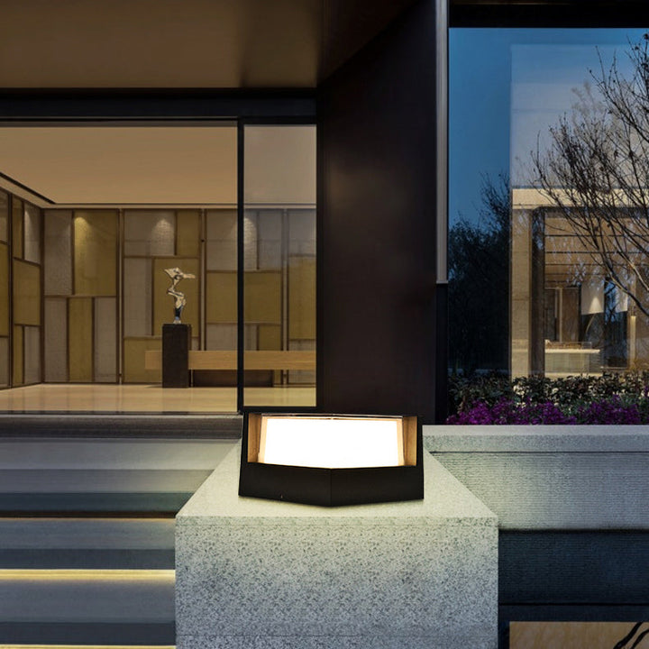 Aluminium LED Buitenlamp voor Paal of Pilaar - Rond of Vierkant