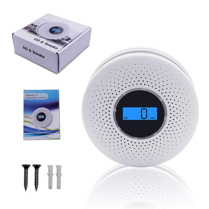 SafeAlert 2-in-1 Melder – Koolmonoxide & Rookmelder Combi voor Maximaal Veiligheid
