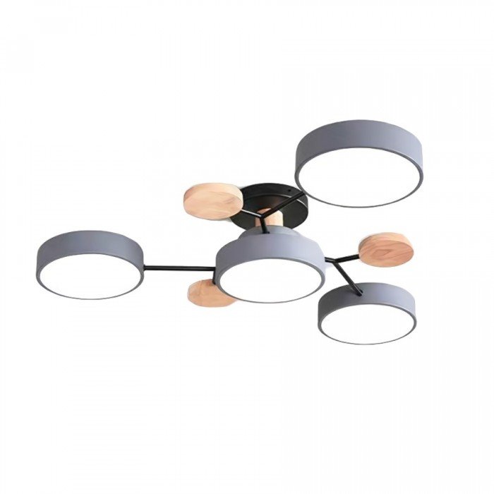 NordicGlow | Vertakte LED Plafondlamp in Scandinavische Stijl