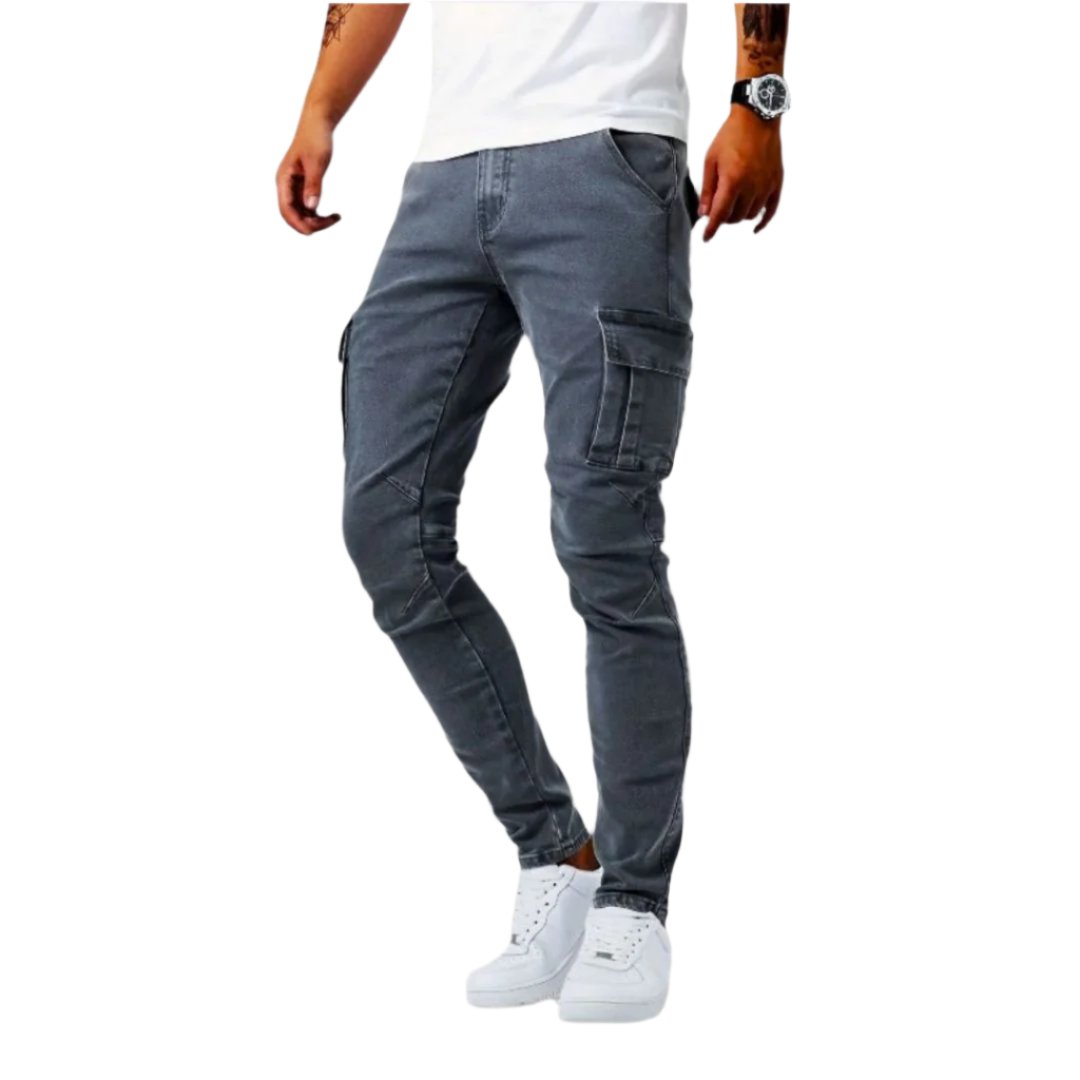 Comfortabele Slim-Fit Cargo Broek Voor Heren - Gino
