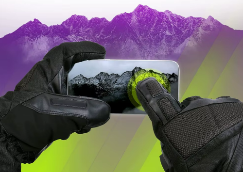 Warme Heren Handschoenen met Antislip en Verstelbare Band - Eirfall