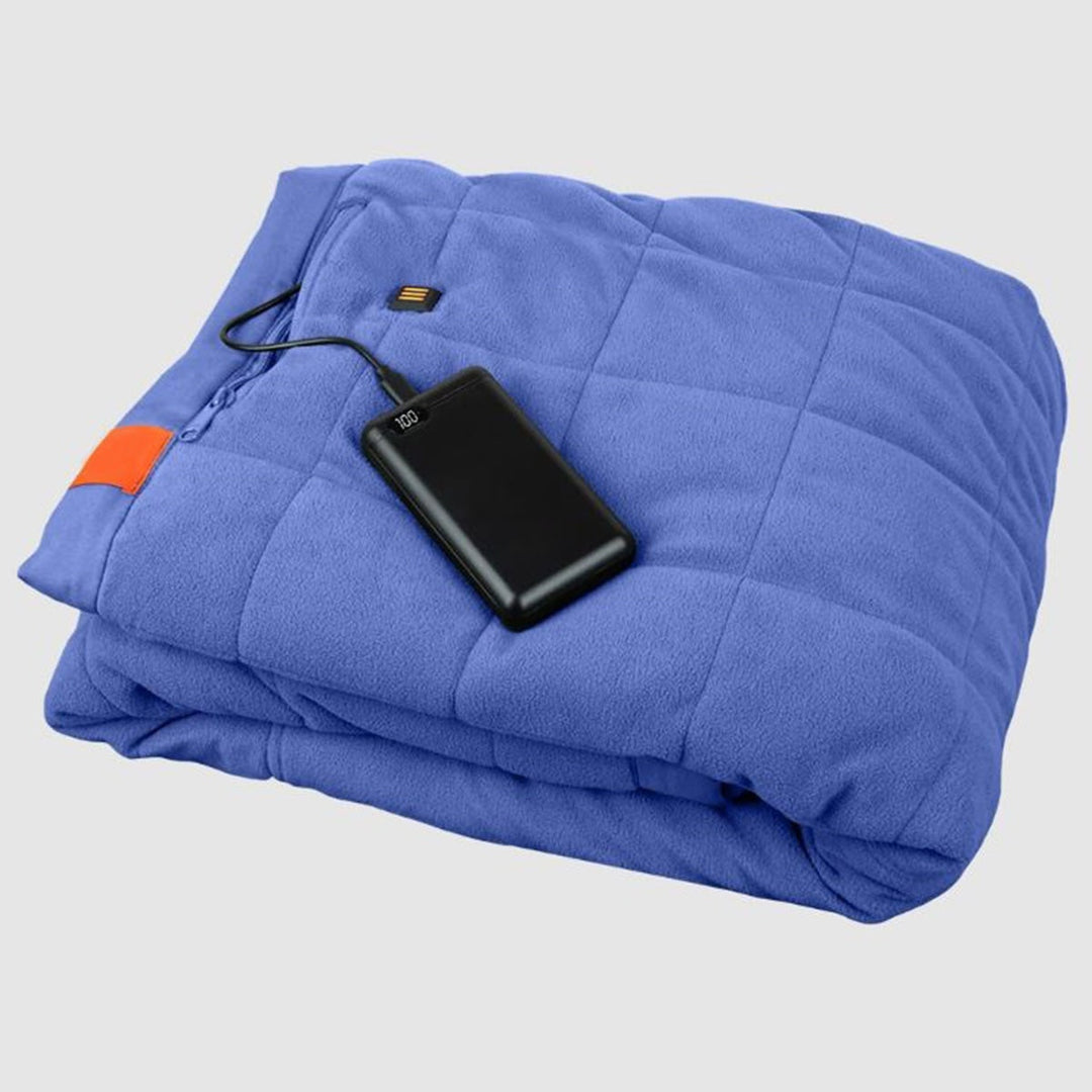 Verwarmde buitendeken met ingebouwde powerbank en 3 zones