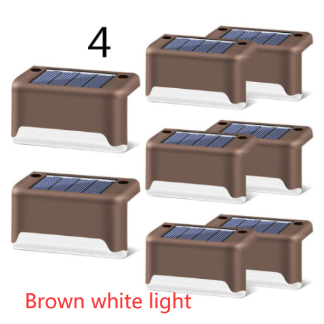 Solar vlonder- en hekverlichting voor buiten met trapverlichting voor terrastrappen en looppaden