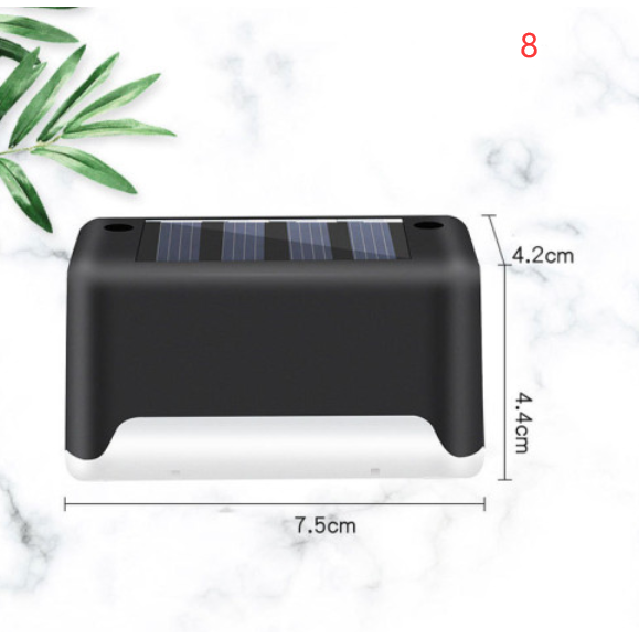 Solar vlonder- en hekverlichting voor buiten met trapverlichting voor terrastrappen en looppaden