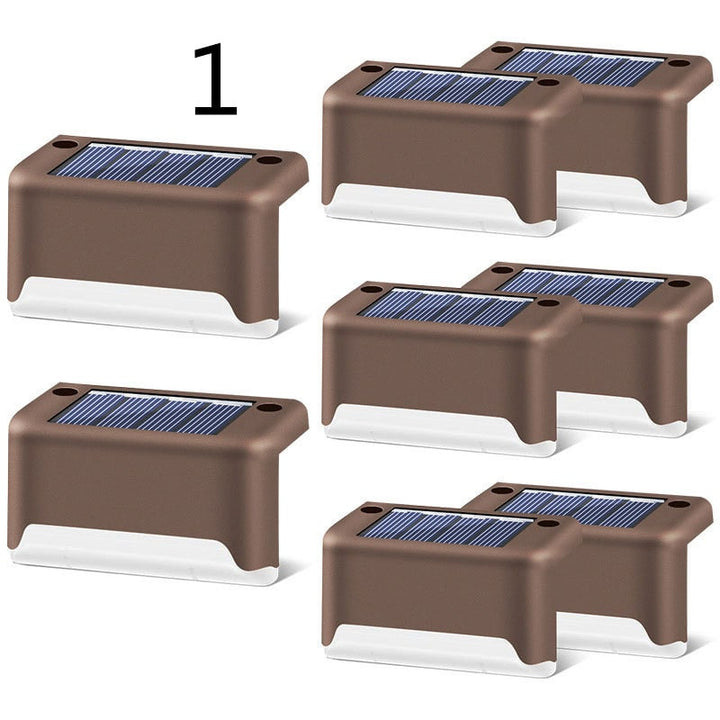 Solar vlonder- en hekverlichting voor buiten met trapverlichting voor terrastrappen en looppaden