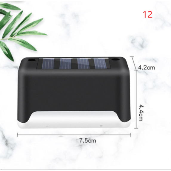 Solar vlonder- en hekverlichting voor buiten met trapverlichting voor terrastrappen en looppaden