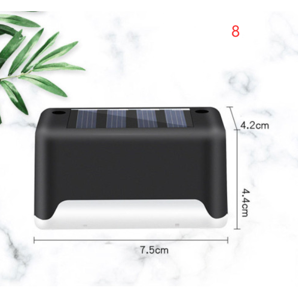 Solar vlonder- en hekverlichting voor buiten met trapverlichting voor terrastrappen en looppaden
